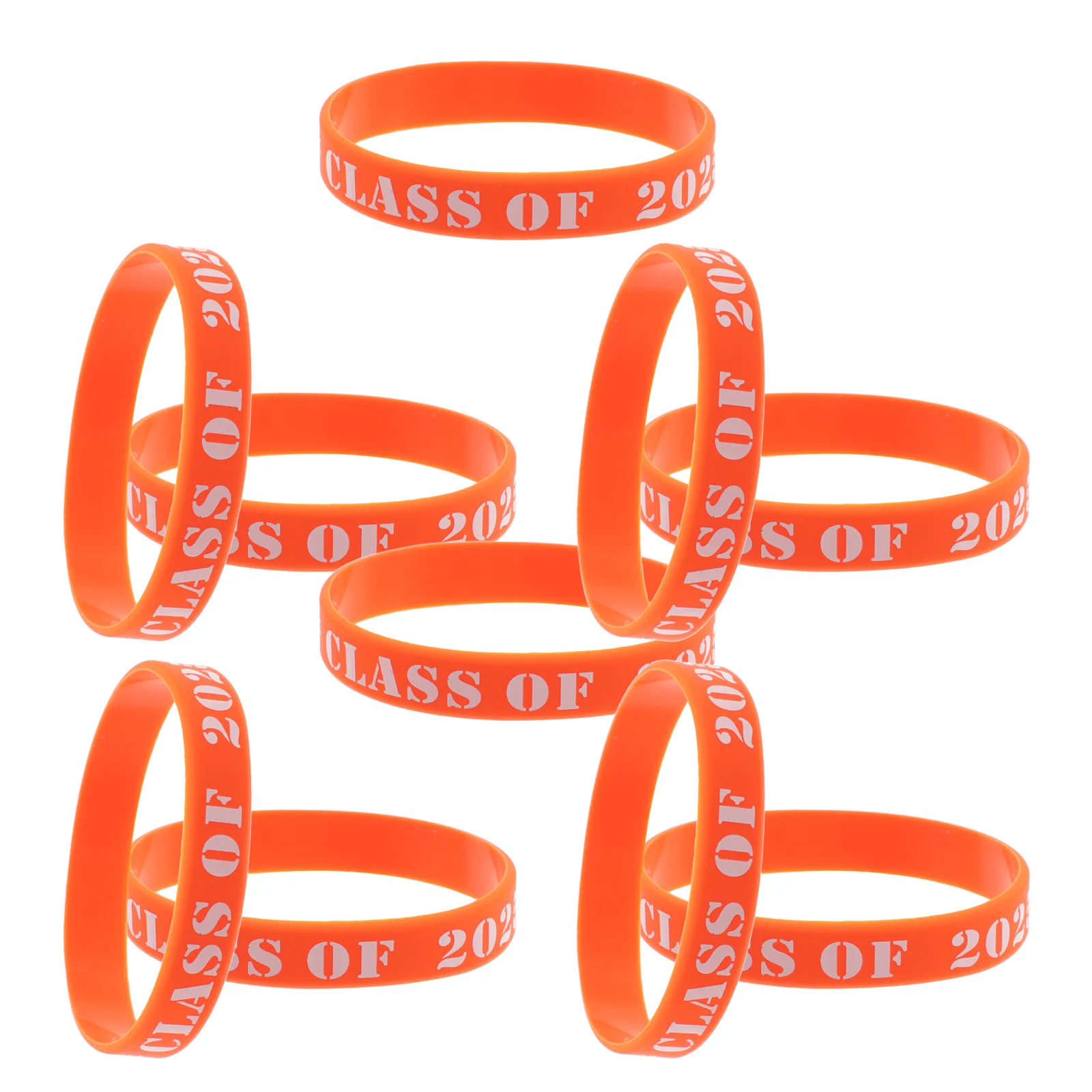 

10 Pcs Graduation Themed Wristband Bracelets Wristbands Silicone Decorative Festival