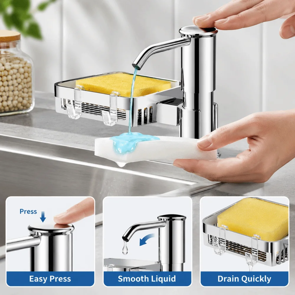 dispensador-de-sabao-de-aluminio-para-pia-com-bandeja-e-tubo-extensor-dispensador-de-liquido-para-louca-de-facil-instalacao-para-bancada