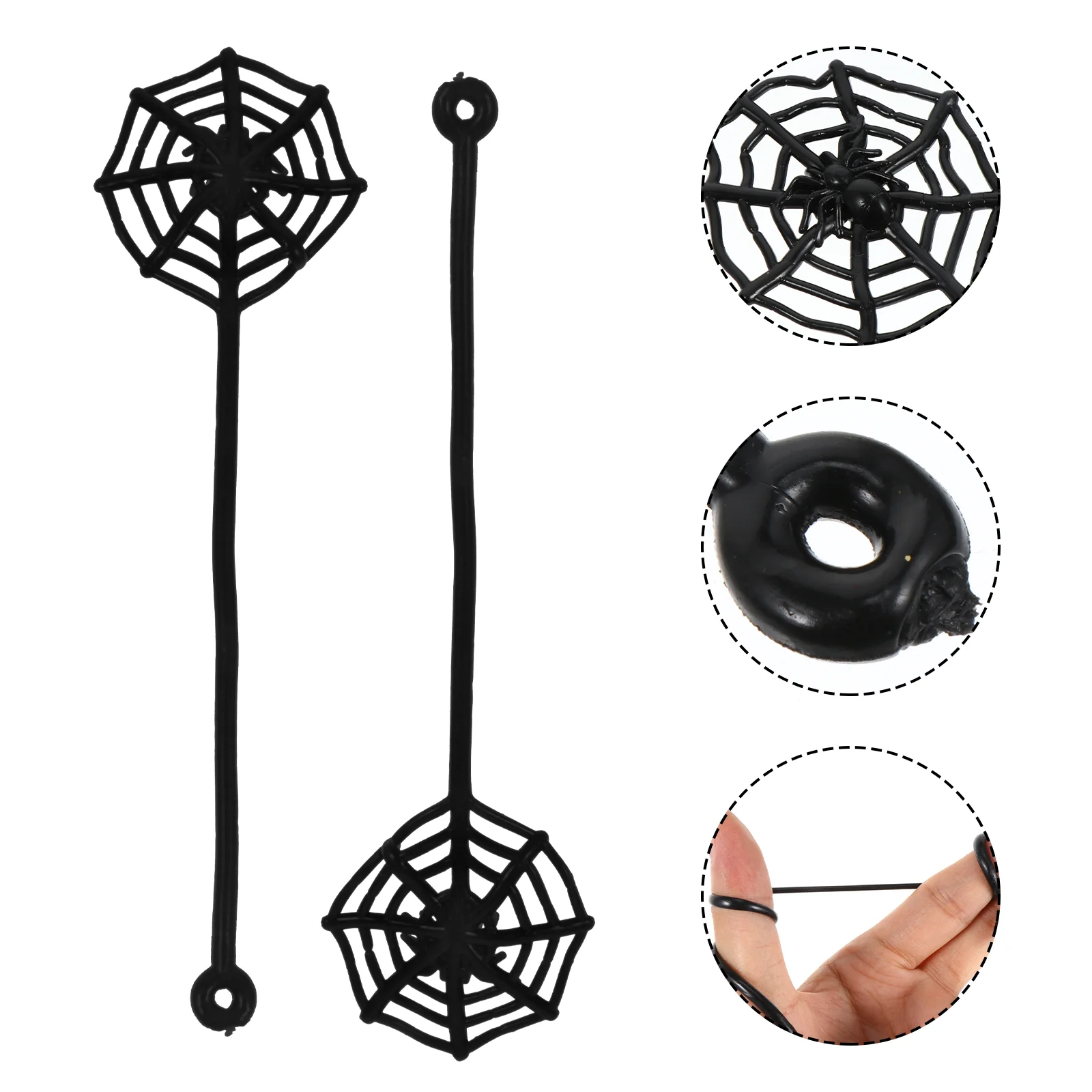 

20 Pcs Kids Toys Viscous Spider Web Festival Gifts for Children Halloween Soft Sticky Prank