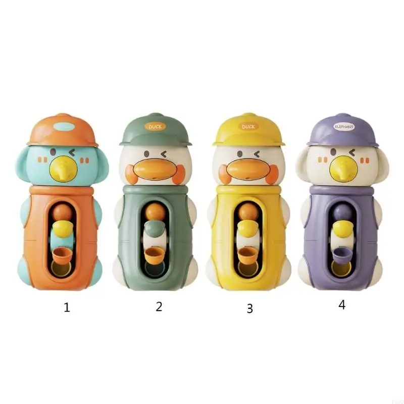 F62D Trẻ Đồ chơi tắm Động vật dễ thương Động vật với Bắn cà phê đồ chơi tắm cho đồ chơi bể bơi thời gian tắm