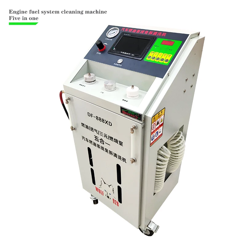 DF-888XD 5-in-1 Engine Fuel System Cleaning Machine / Car Engine Carbon Cleaning Machine Five in One