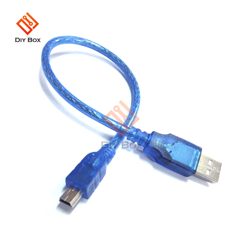 30CM 50CM 100CM kabel USB USB do 5pin t-head t-port Mini 5p 2.0 kabel danych do odtwarzacza MP3 MP4 aparat cyfrowy HDD