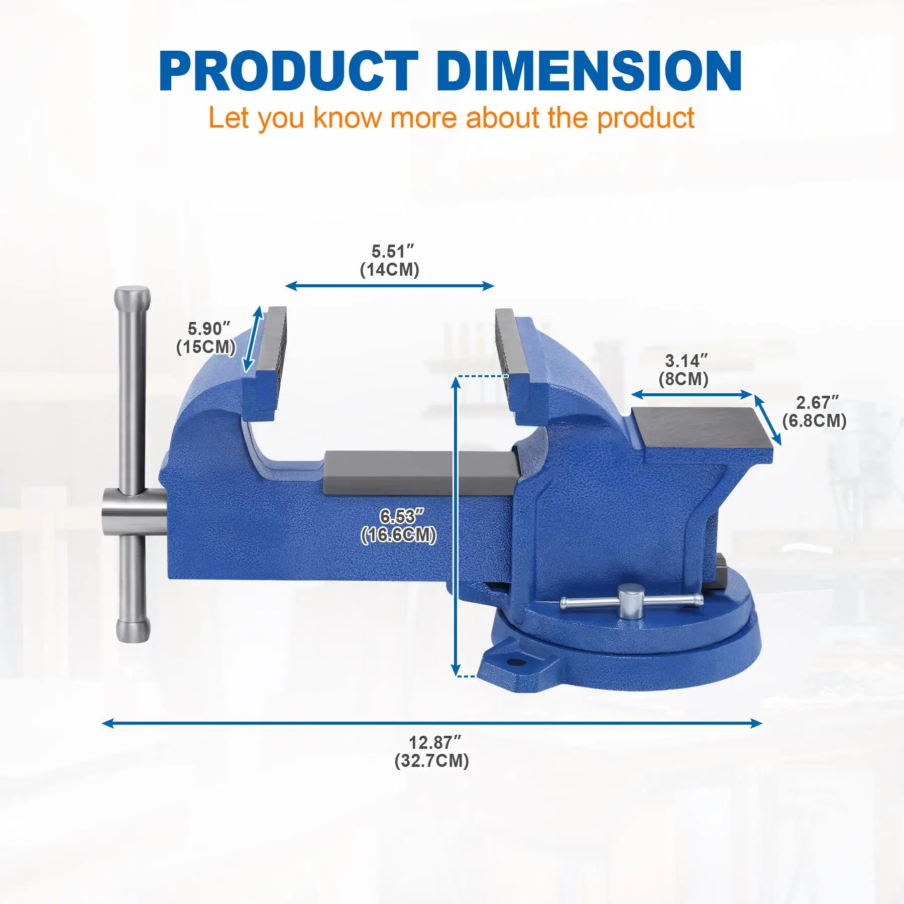 6 "الميكانيكية مقعد Vise الجدول أعلى المشبك الصحافة قفل قاعدة الدوار مقعد ثقيل الوظائف المشبك قفل Vise الدقة المعدن الصلب