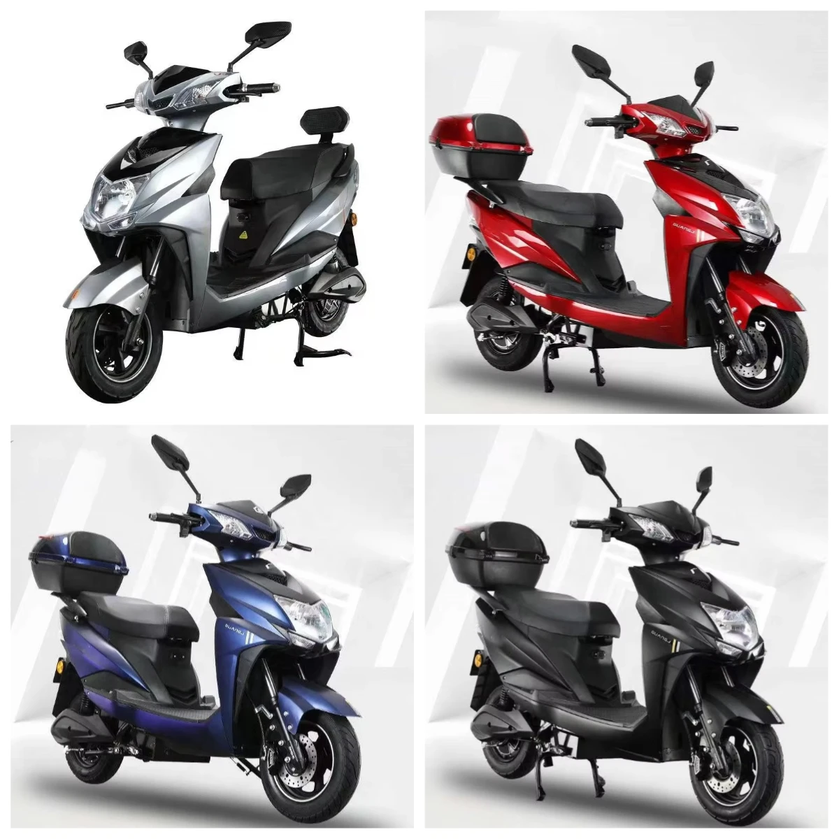 

STLF Adult Electric Bicycle Two-Wheel Low-Priced Scooter with Pedal 2000w Power LED Light Ckds Electric Moped Motorcycle