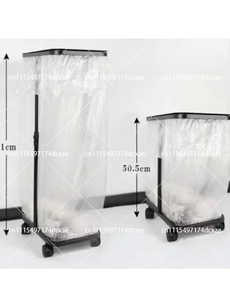 Large Kitchen Trash Can with Wheels, Flip Lid & Extendable Frame, Easy Install Waste Bin for Home