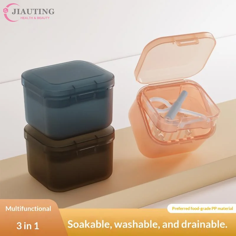 Invisible Braces Box Mouth Guard Case Retainer Bite Stick Storage Case Dental Aligner Portable With Lid Teeth Aligner Braces Box