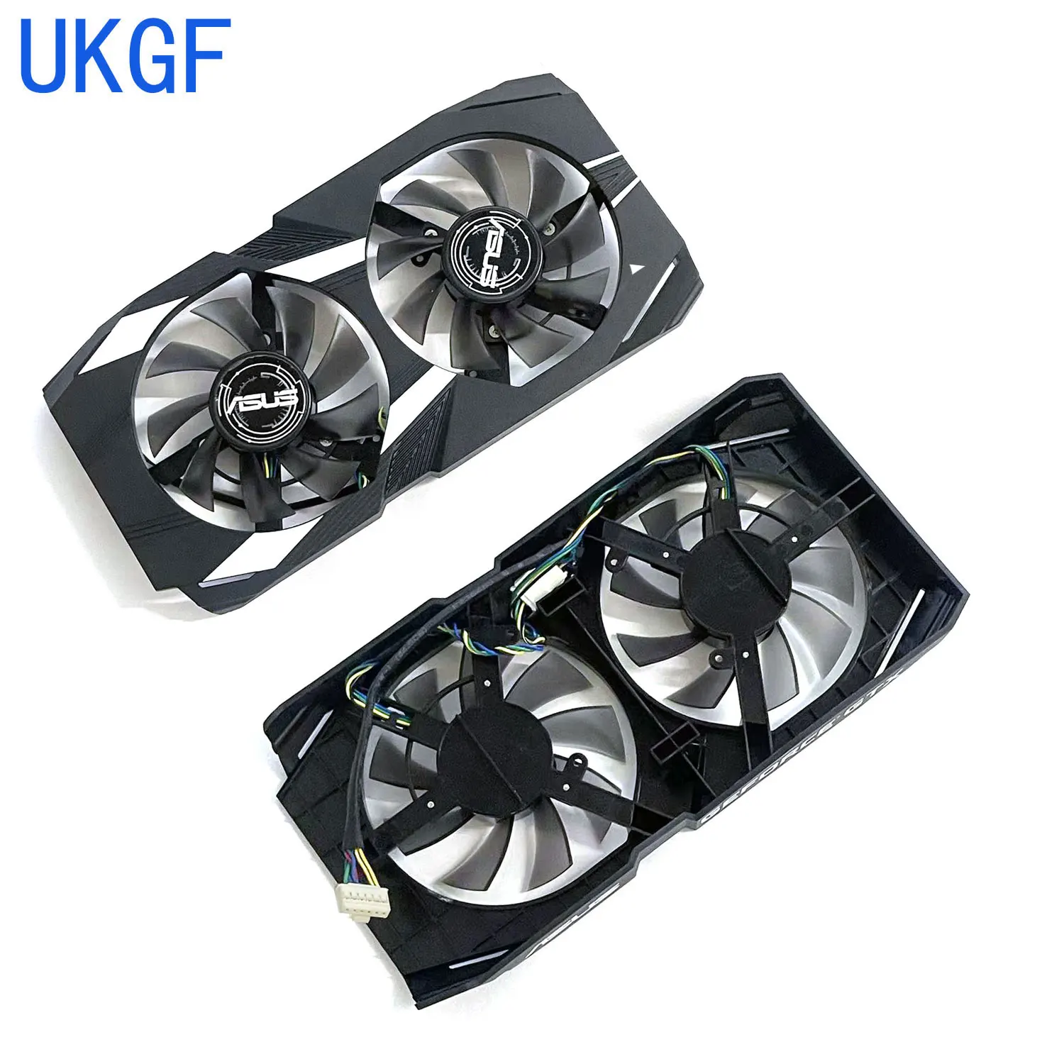 New For ASUS GeForce GTX1650 1660ti DUAL OC Graphics Card Replacement Fan panel with fan