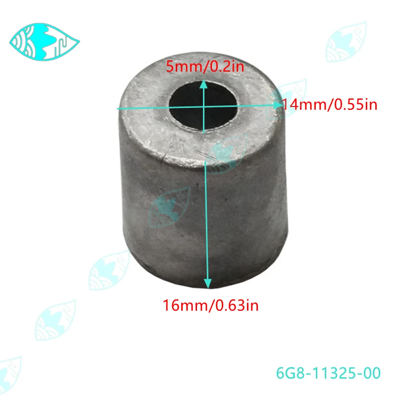 

Replacement for Yamaha Outboard Motor 4 Stroke F2-F130 6G8-11325-00 Boat Accessories Zinc Anode