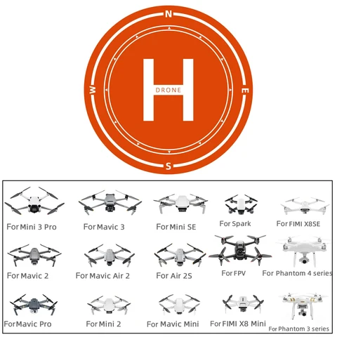 Посадочная площадка для дрона Водонепроницаемая быстроскладывающаяся вертолетная площадка для DJI NEO/Mavic 3/Pro Air 2s/Mavic Air 2 Mini 4 3 Pro Mini 2/SE Mavic 2 Pro дрон dji phantom 3 купить - №3