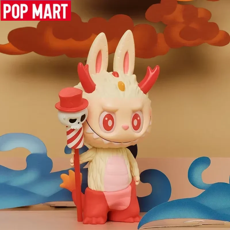 

POP MART Loong представляет собой серию «Сокровище», слепая коробка, игрушки, сумка для догадок, загадочная коробка, милая аниме-фигурка, настольные украшения, подарок для девочки