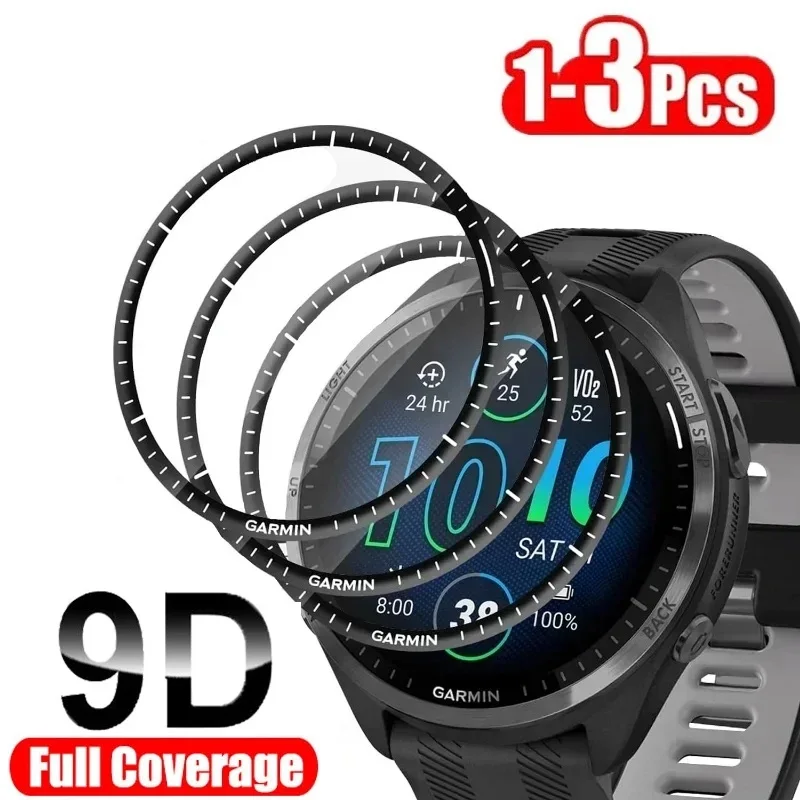 3D Full Cover Screen Protector Compatible for Garmin Forerunner 965 Film Protector for Garmin Forerunner 965(Not Tempered Glass)