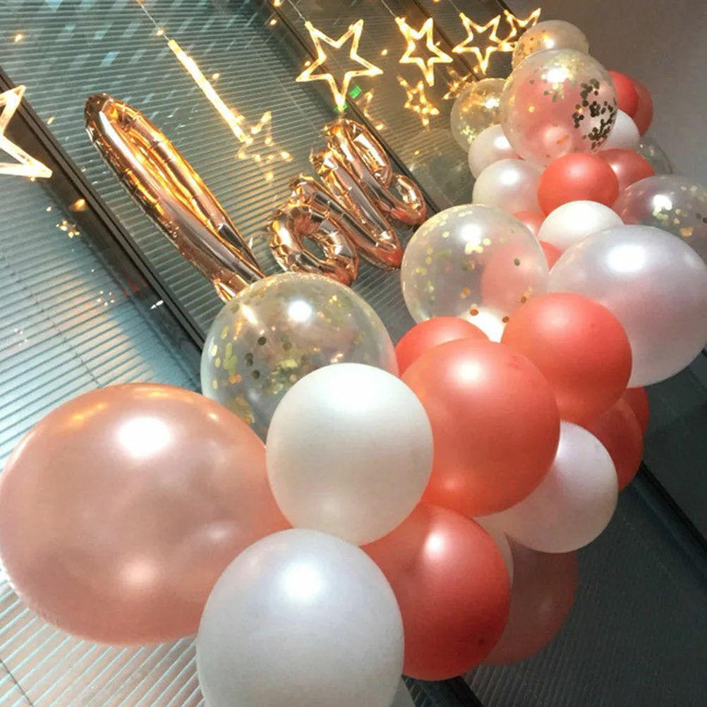 

5 pcs Balloon Chain Durable Plastic Stramer Modeling Tool Wedding Party Decor Arched Connect Strip Eco Friendly