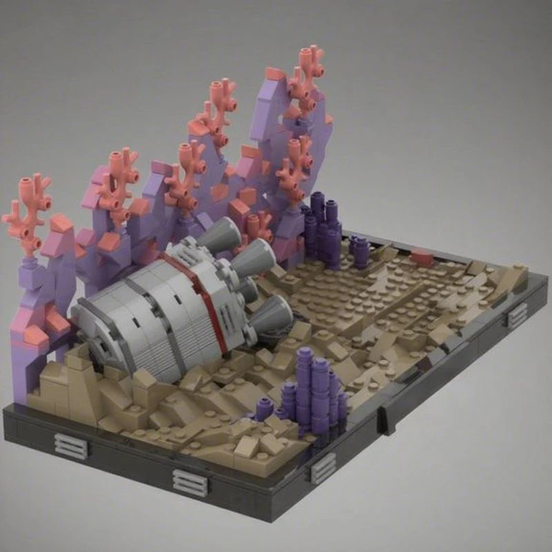 

681pcs MOC Ambush Diorama Collection The Clone Wars Season 1 Star Battle Building Blocks Christmas Gift