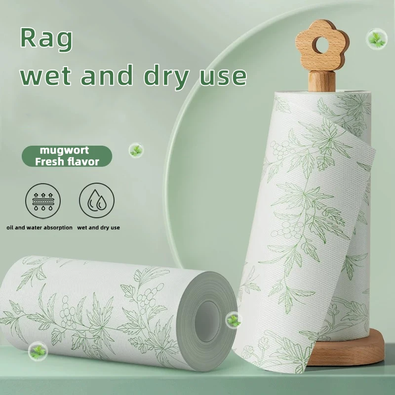 Disposable Table Covers Wiping Cloth for Both Dry and Wet Use Thickened Water Absorption Oil Absorption Disposable Kitchenware