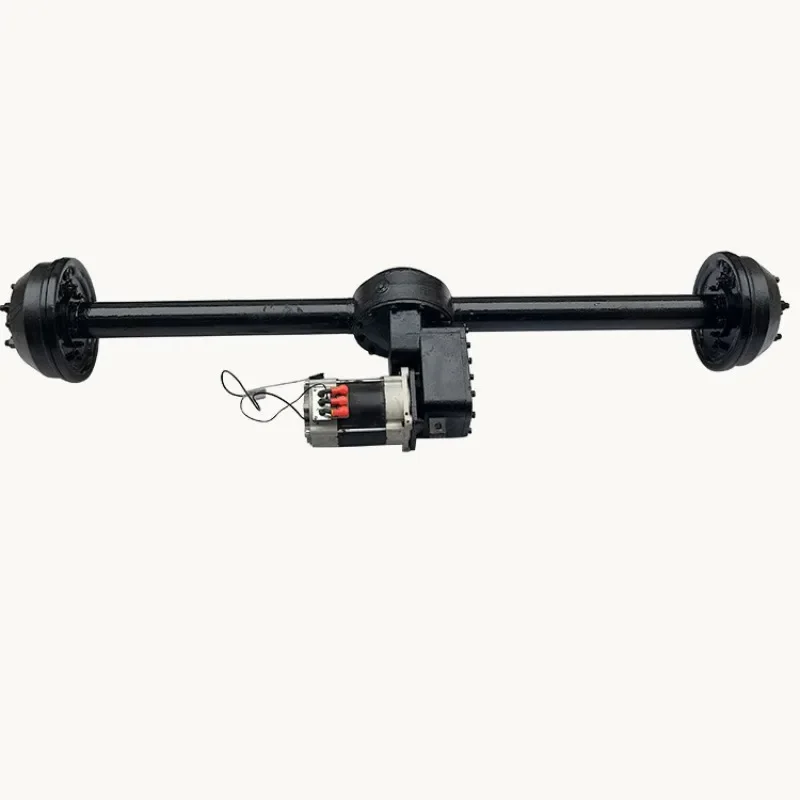 Production of electric four-wheelers, high-power rear axle, heavy-duty suspension rear axle, five-hole and six-hole