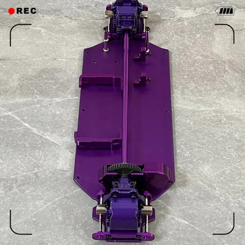 Upgrade metalowa płyta dolna skrzynia biegów różnicowy pakiet napędowy dla WLtoys 1/12 124016 124017 124018 124019 części do zdalnie sterowanego