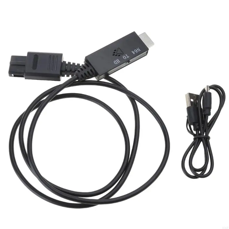 

900F N64 Male to Male Converter for SNES N64 720P 1080P Adapter Cord Wire Link Cable