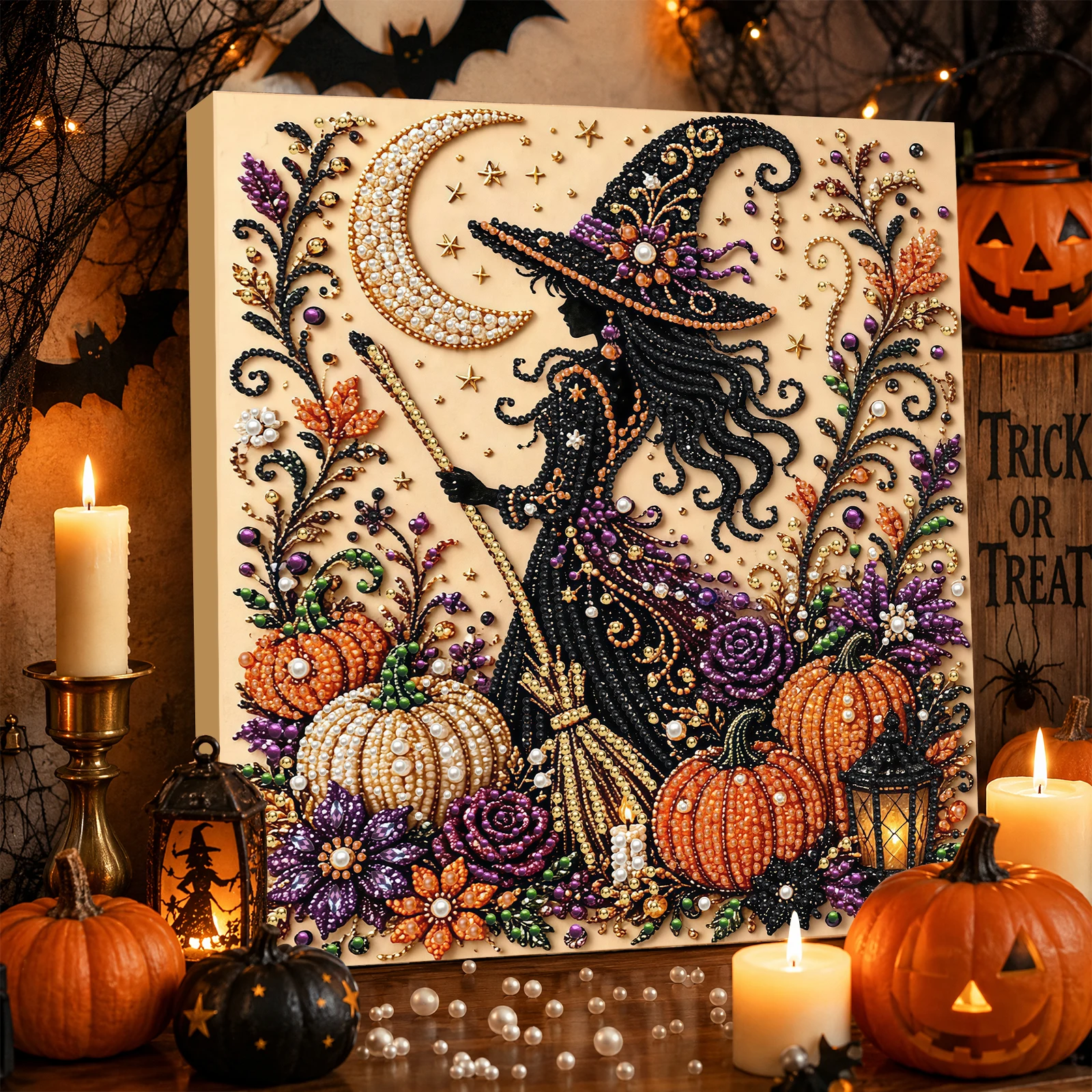 Halloween Perlenmalerei-Set mi – Resin Art Frame Bewertung und Preis