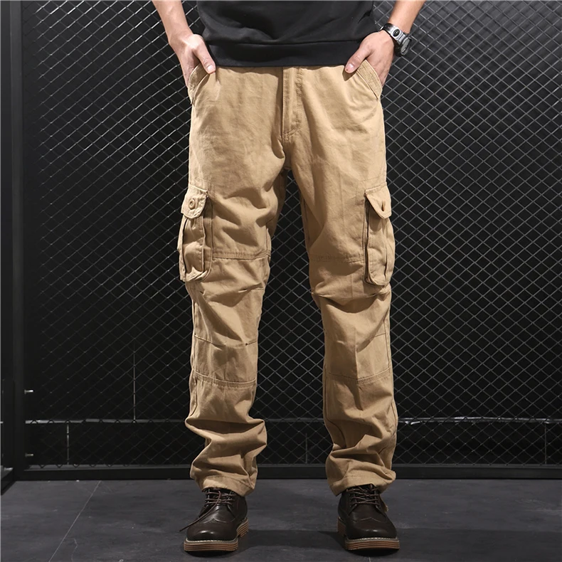 Tarnhose Männer Wander hose Cargo Work Camo Outdoor-Sport hose Hip Hop Streetwear taktische Hose – Detail 5