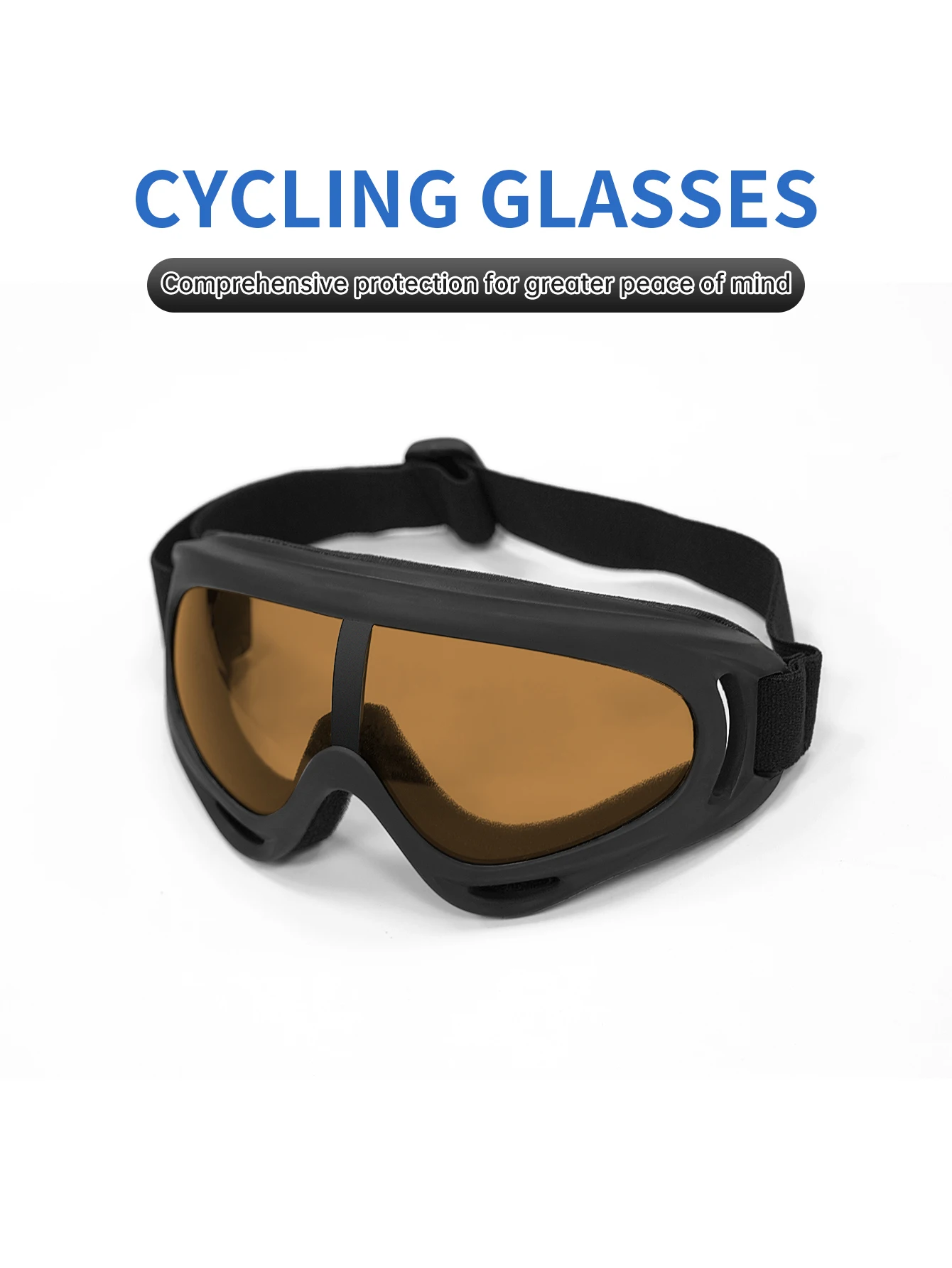 2024 OBAOLAY Motorcycle Glasses Windproof UV Protection Motocross Goggles Bike Helmet Eyewear Unisex