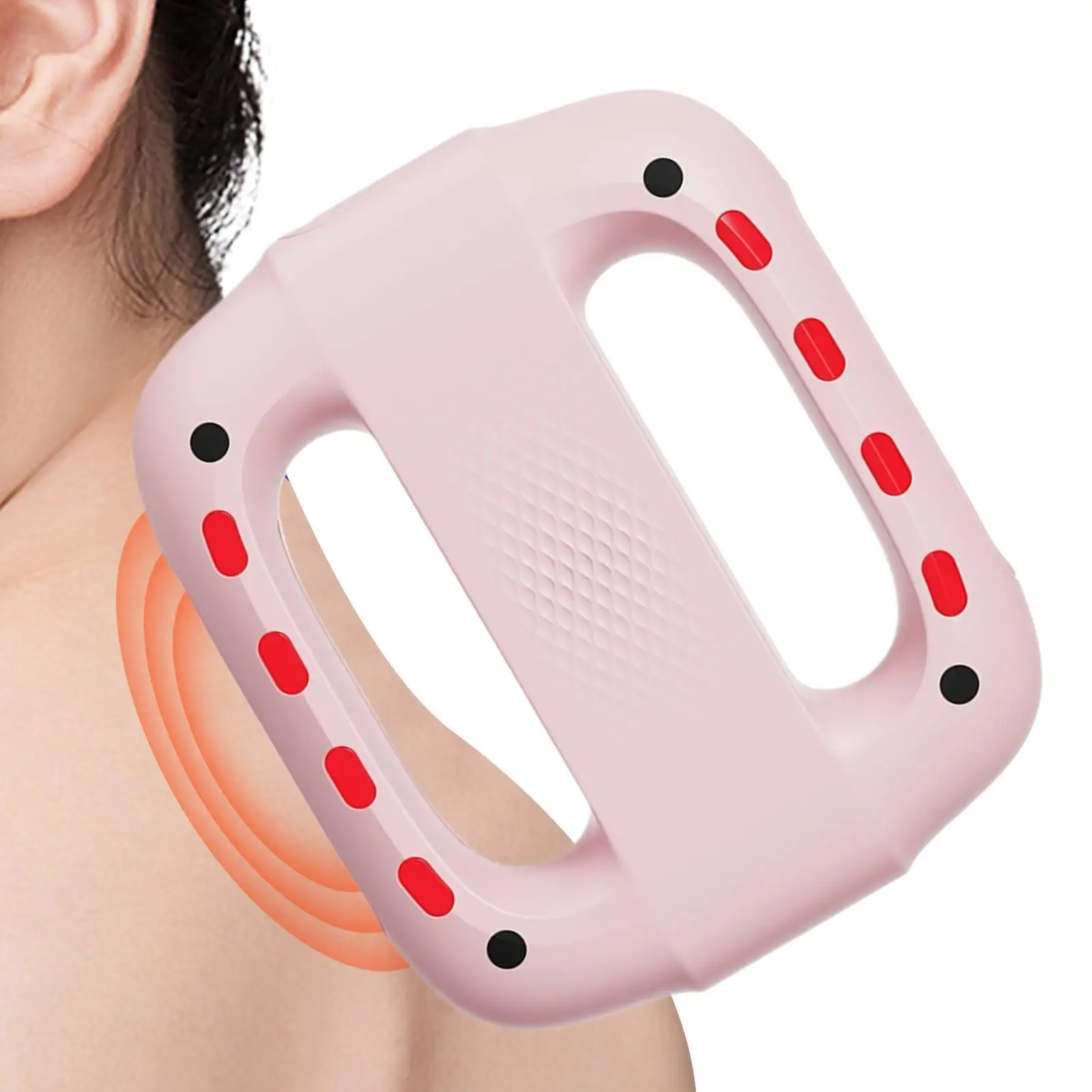 5 Modes Fascia Ring 3 Intensities Deep Tissue Vibration Tool Electric Fascia Massage Ring for Home Office Gym Back Waist Leg