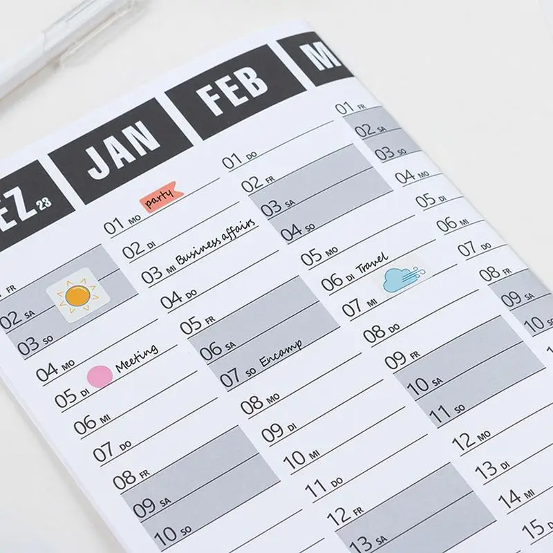 365 Day Wall Calendar 2024 365 To Do Wall Calendar Large Year-Round Planner Poster 365 To Do Calendar 2024 Calendars With