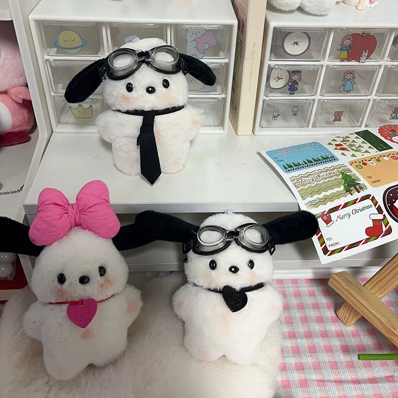 

Anime Pachacco 키링 Bowknot Swimming Goggles Keychain Decortoy 포차코 Peluche Decoration Desktop Schoolbag Kids Doll Gift Baby Toys