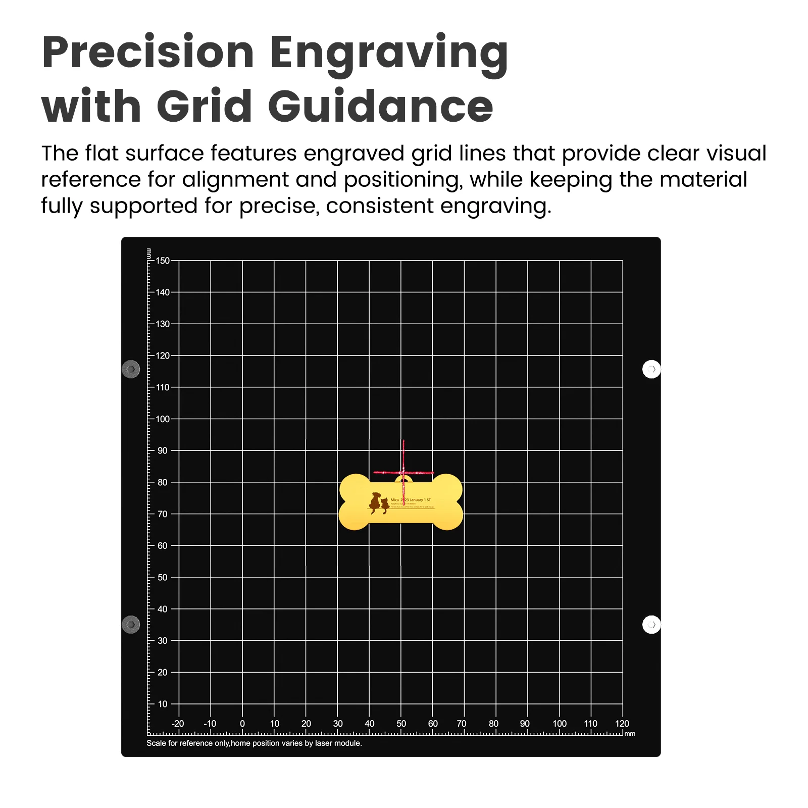 

AlgoLaser Dual-side Aluminum Engraving Platform Cutting Engraving Bed with Grid Guidance for DAJA DJ6 Laser Engraver CNC Machine