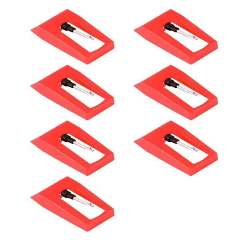 

A62T-Record Player Needle,7 Pcs Diamond Stylus Replacement for Turntable, Replacement Needle for Crosley,Ion,Numark,Sanyo,Etc
