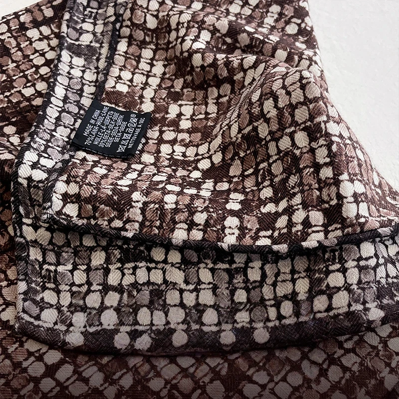 70% Wool 30% Silk Scarves for - Muffler Men Wool avis et prix