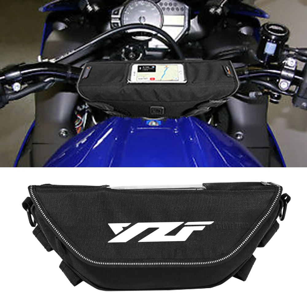 For YZF R1 R3 R6 R7 R25 R125 R1M YZFR1 YZFR3 YZFR6 YZFR7 Waterproof motorcycle handlebar travel navigation bag