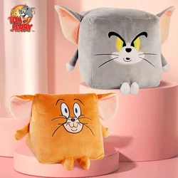 Free Shipping Tom And Jerry Plush Pillow Toy Cartoon Movie Anime Kawaii Plushies Stuffed Animals Cube Figure Doll Toys Gifts