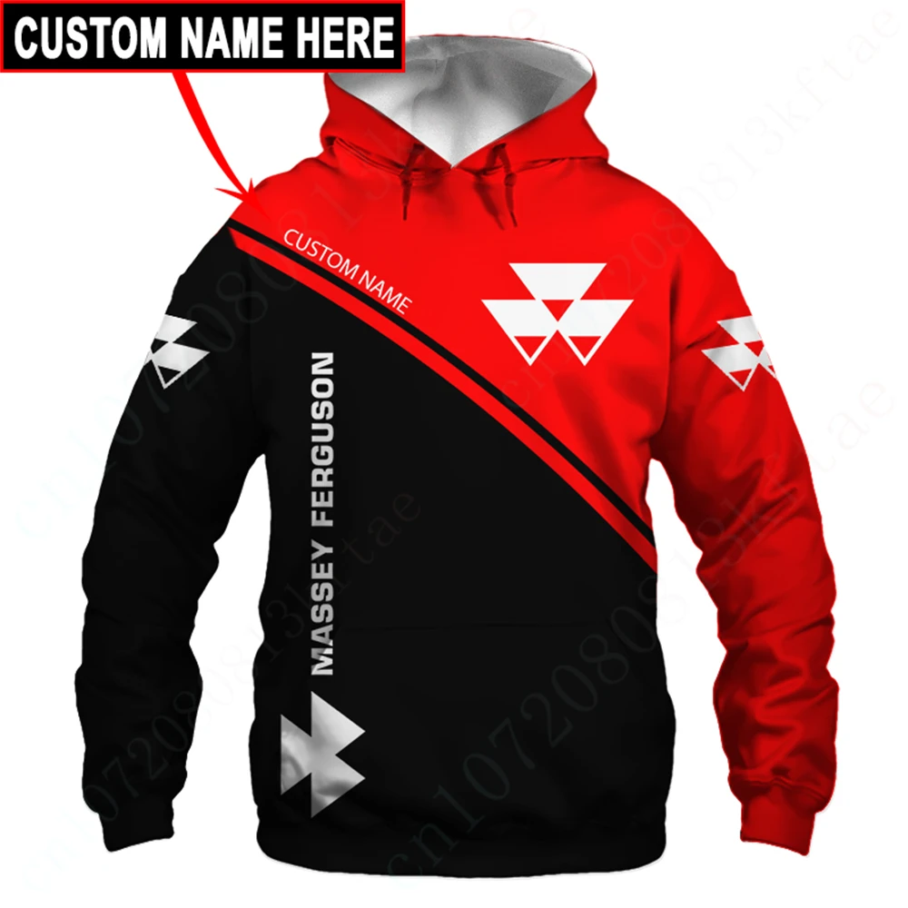 Massey Ferguson Sweatshirt Unisex Clothing 3D Pullover Harajuku Oversize Zip Hoodie Anime Hoodies For Men Women Casual Hoodies