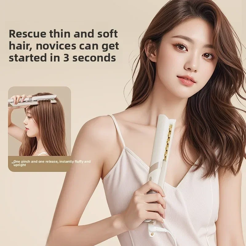 High quality  New LCD Fluffy Splint Corn Ironing Splint Perm Curling Iron