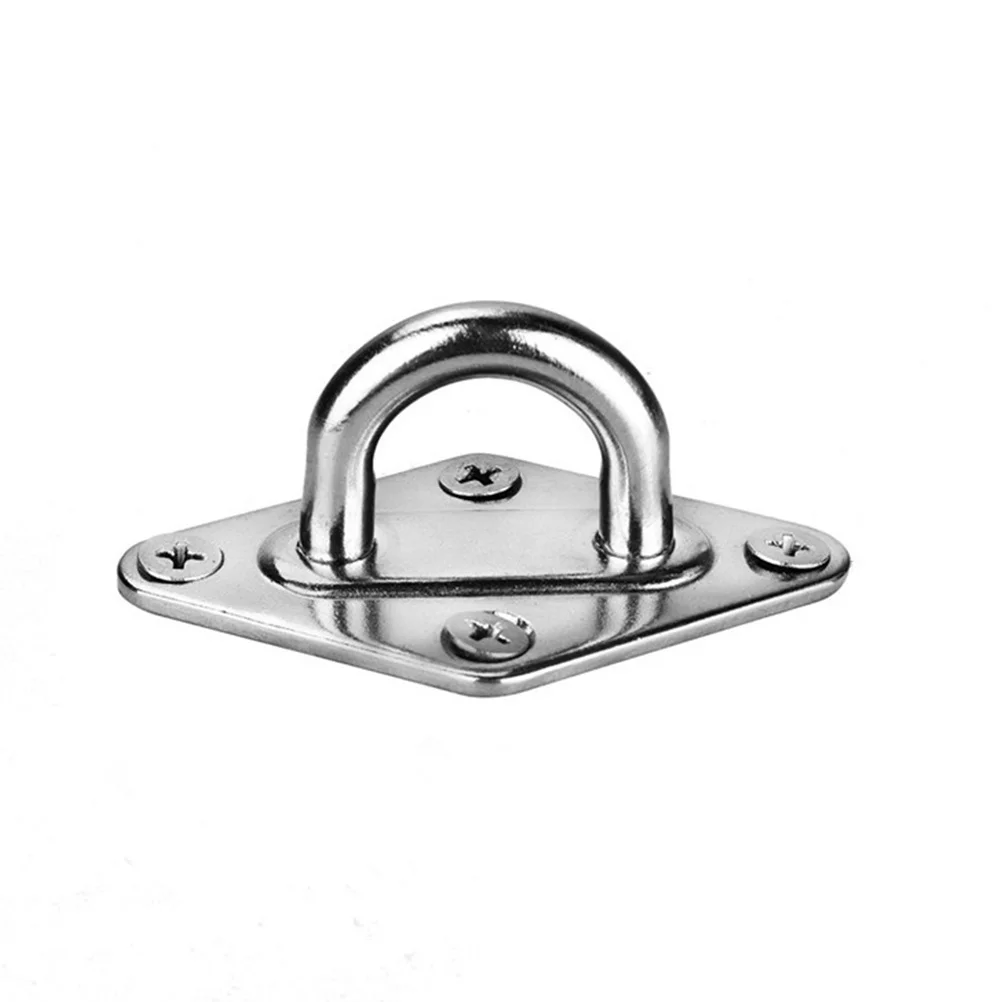 

M8 Hammock Accessories Set Silver Durable Stainless Steel for Outdoor Chairs Swings Sandbags Hoisting Hardware Parts