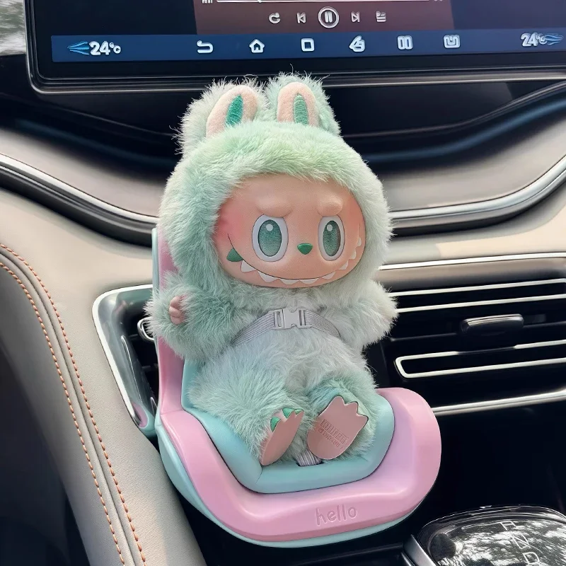 

4-стильное автомобильное кукольное безопасное сиденье, кукла, мультяшное сиденье, стул, модель Kawaii, кукольное сиденье, декор, интерьер автомобиля, Стайлинг, аксессуары Labubu