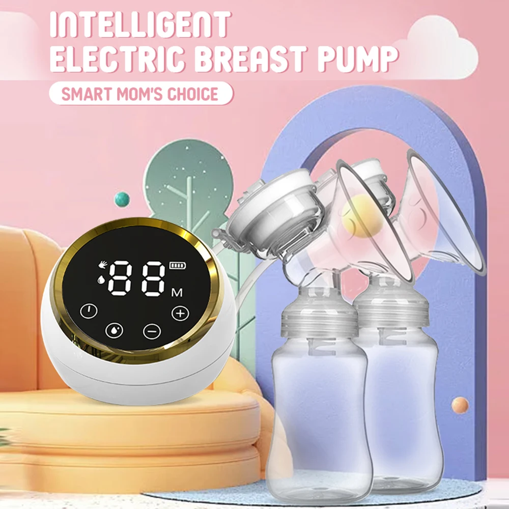 Electric Breast Pumps Silent Comfort Breast Milk Extractor Collector Milk Bottle Sucking BPA-free