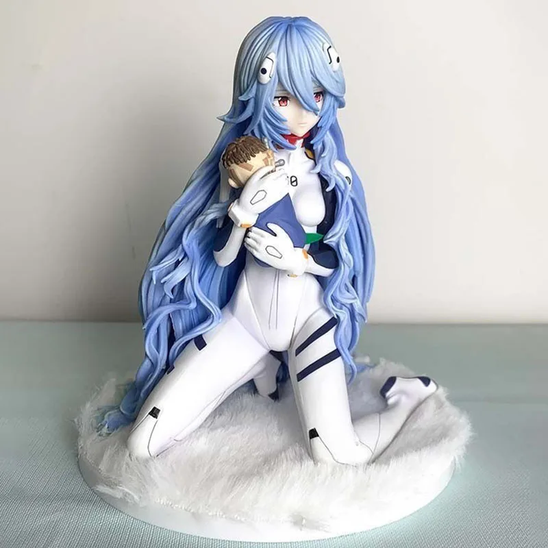Ayanami Rei Model Anime Action Figure Pop Manga Beeldje Ornament 15 cm Ayanami Rei Figuras GK Standbeeld Speelgoed Cadeau voor kinderen