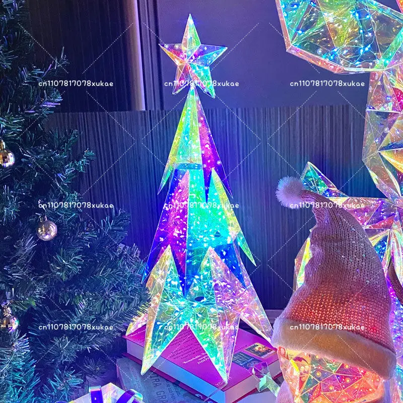 Color Changing LED Christmas Tree Lights Commercial Holiday Decoration For Mall Shop Window Display And Party