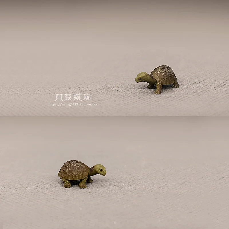 Miniature Wildlife Model Reptile Land Tortoise Desert Camel Action Figures Miniature Ornament Accessories Photography Toys