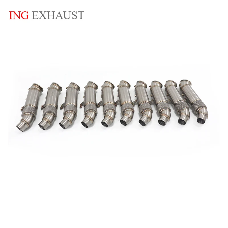 

ING Exhaust Header Nozzle Straight tube Downpipe for BMW B58 B48 B38 B46 G20 G28 3.0T Flow Engine interface Catless Batch Sale