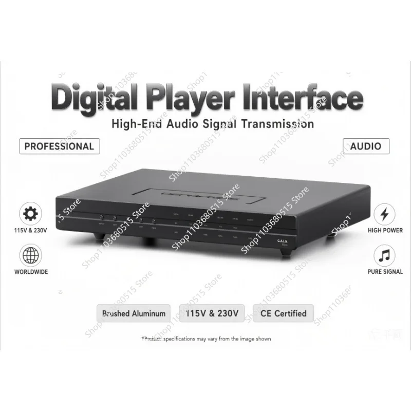 Denafrips GAIA 15th Digital Player Interface Silver 230V High-End Audio System