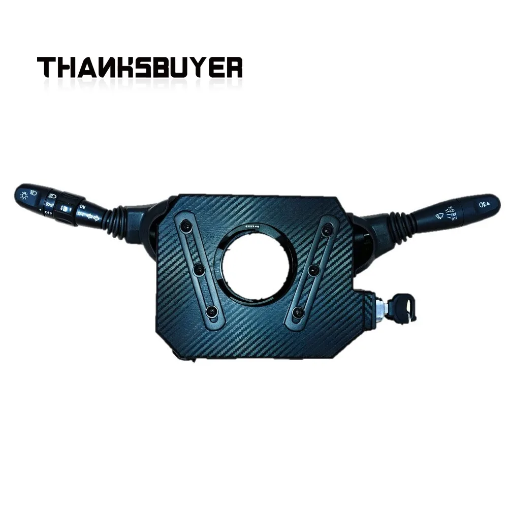 Racing Simulator Turn Signal & Wiper Switch, Optional Ignition Key Starter Steering Wheel Accessory for SIMAGIC EVO