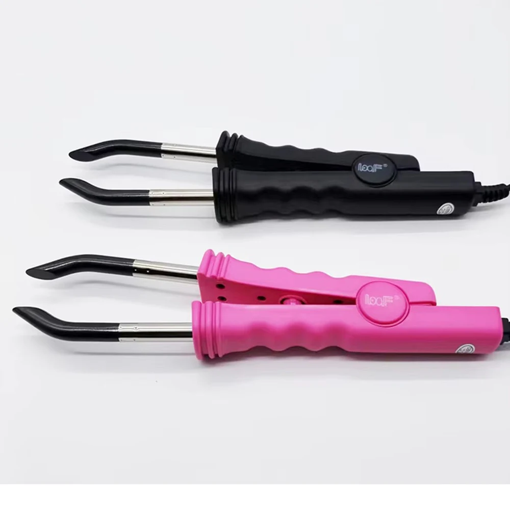 Loof Hair Extension Fusion Connector Hair Connector / Hair Extension Fusion Iron / European Plug 220V / US Plug 110V Black Pink