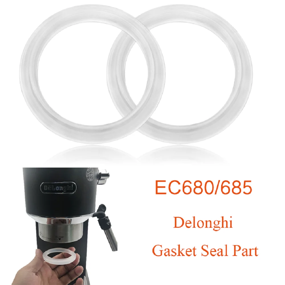 Pieza de sellado de junta Delonghi EC9335M, cabezal de elaboración de cerveza, anillo de goma de silicona, reemplazo de junta de grupo para Delonghi Dedica EC680/685