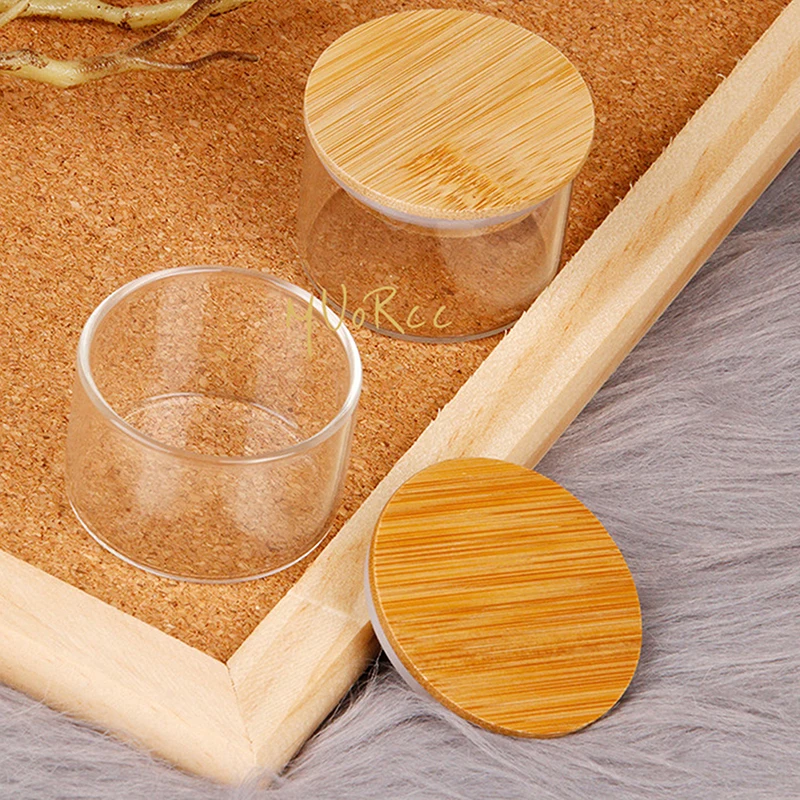 Holz Glas Dappen Dish Schüssel Tasse Flüssigkeit Container Halter Flasche DIY Nail Art Werkzeug