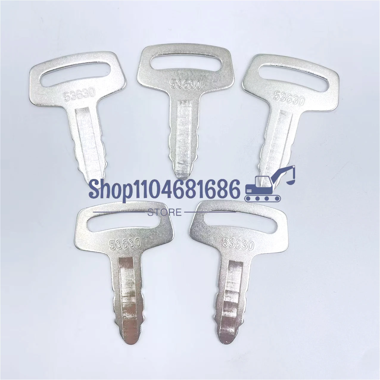 

5 шт. 53630 ключ RC101-53630 ключ зажигания для строительного оборудования экскаватора Kubota