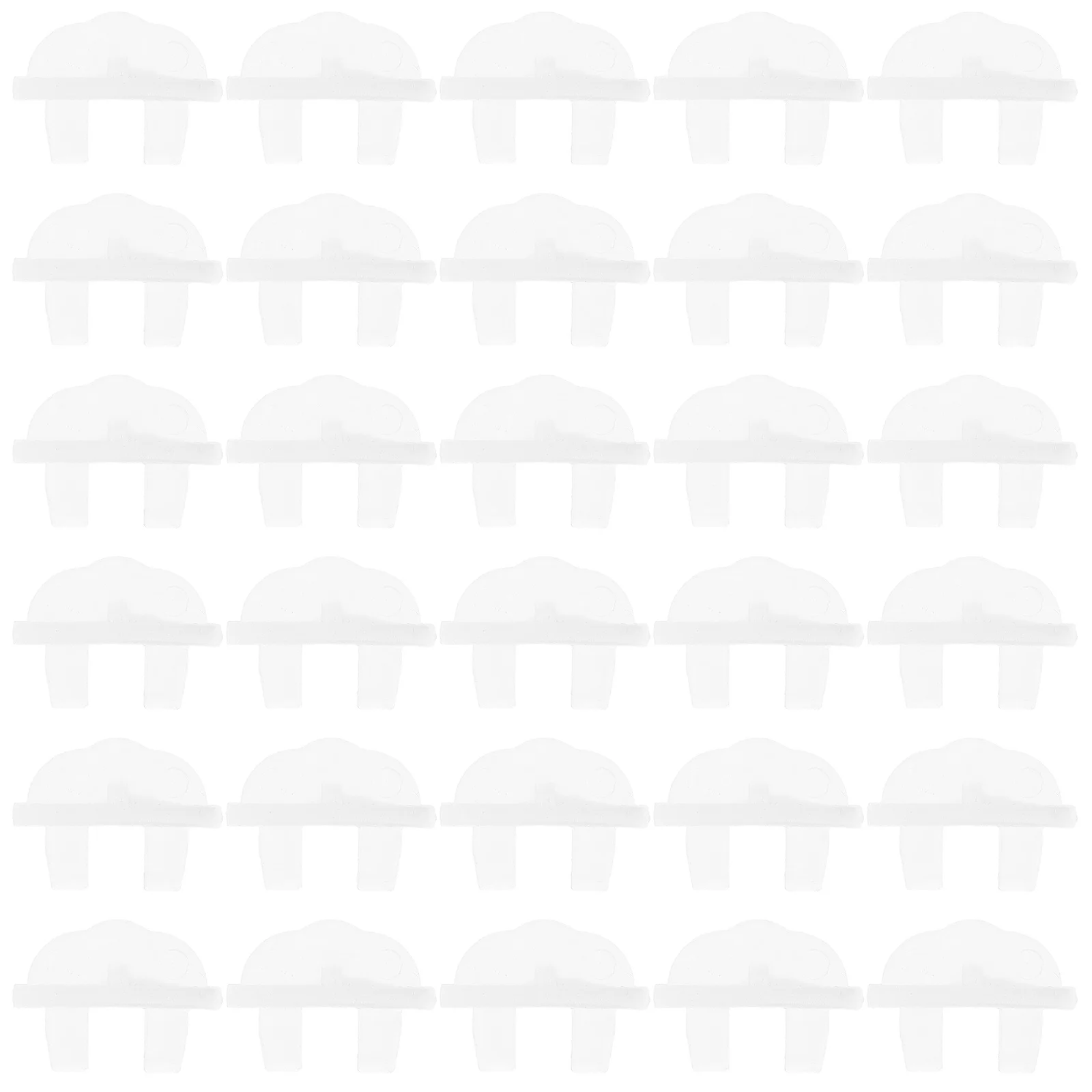 

50Pcs Glass Shelf Supports Durable Bracket Clips for Bathroom Kitchen Cabinet Sleek Design Easy Install Glass Shelf Holder