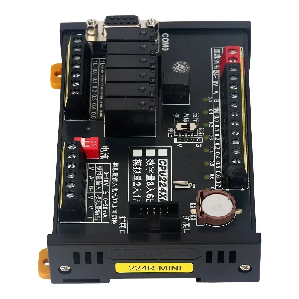Amsamotion CPU224XP PLC 224R-MINI Industrial Control Board Digital 8I 6O Analog 2I 2O Relay Replace Siemens S7-200 214-2BD23-0XB