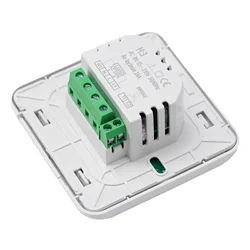 Temperature Controller Programmable Touchscreen Thermostat for Underfloor Heating with Dual Temperature Display